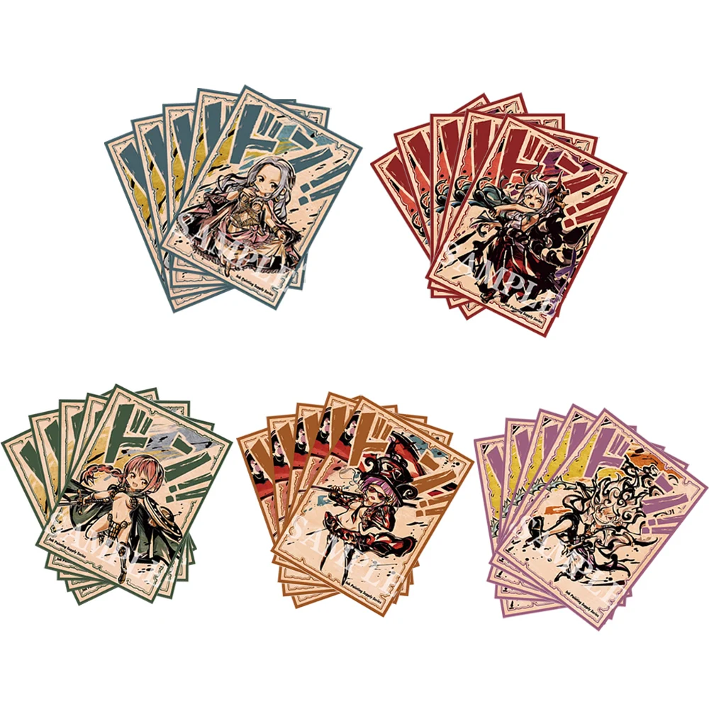 60PCS One Piece Card Sleeves Laser Holographic Luffy Betty Vivi Card  Protector Sleeves 67x92mm Suitable for MTG/PTCG/OPCG Game