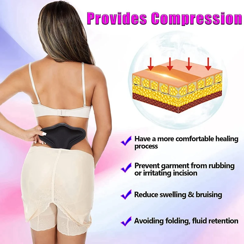 2X Lipo Foam Back Board, BBL Lumbar Molder, Back Compression Lipo Foam Board For BBL & Liposuction Post Surgery Recovery