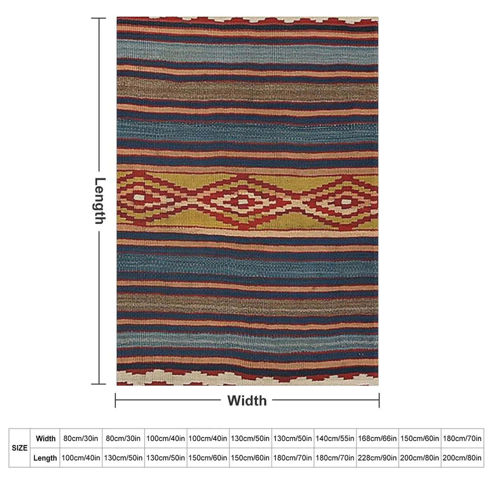 navajo blanket,southwestern art,native american art,indian art,arizona,dessert,geometric pattern,bow and arrows,co Throw Blanket