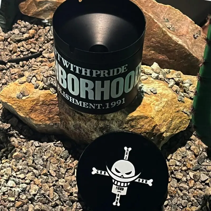 Cenicero de Anime One Piece, Portgas D. Ace, Artículos Periféricos, Decoración de Escritorio, Almacenamiento de Ceniza para el Hogar, Regalo Creativo de Cumpleaños para Niños