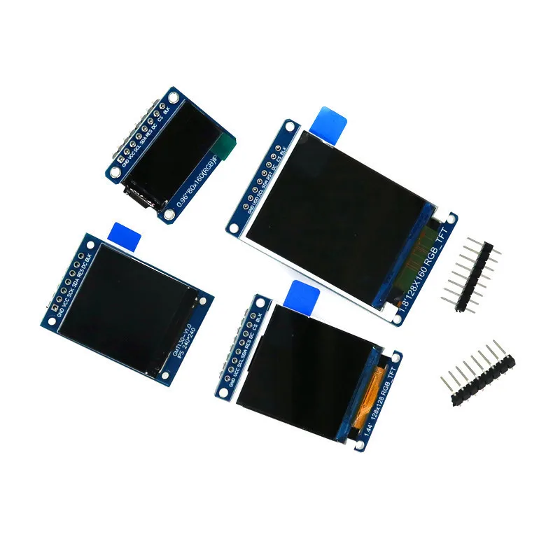 TFT Display 0.96 1.3 1.44 1.8 inch IPS 7P SPI HD 65K Full Color LCD Module ST7735 / ST7789 Drive IC 80*160 240*240 (Not OLED)