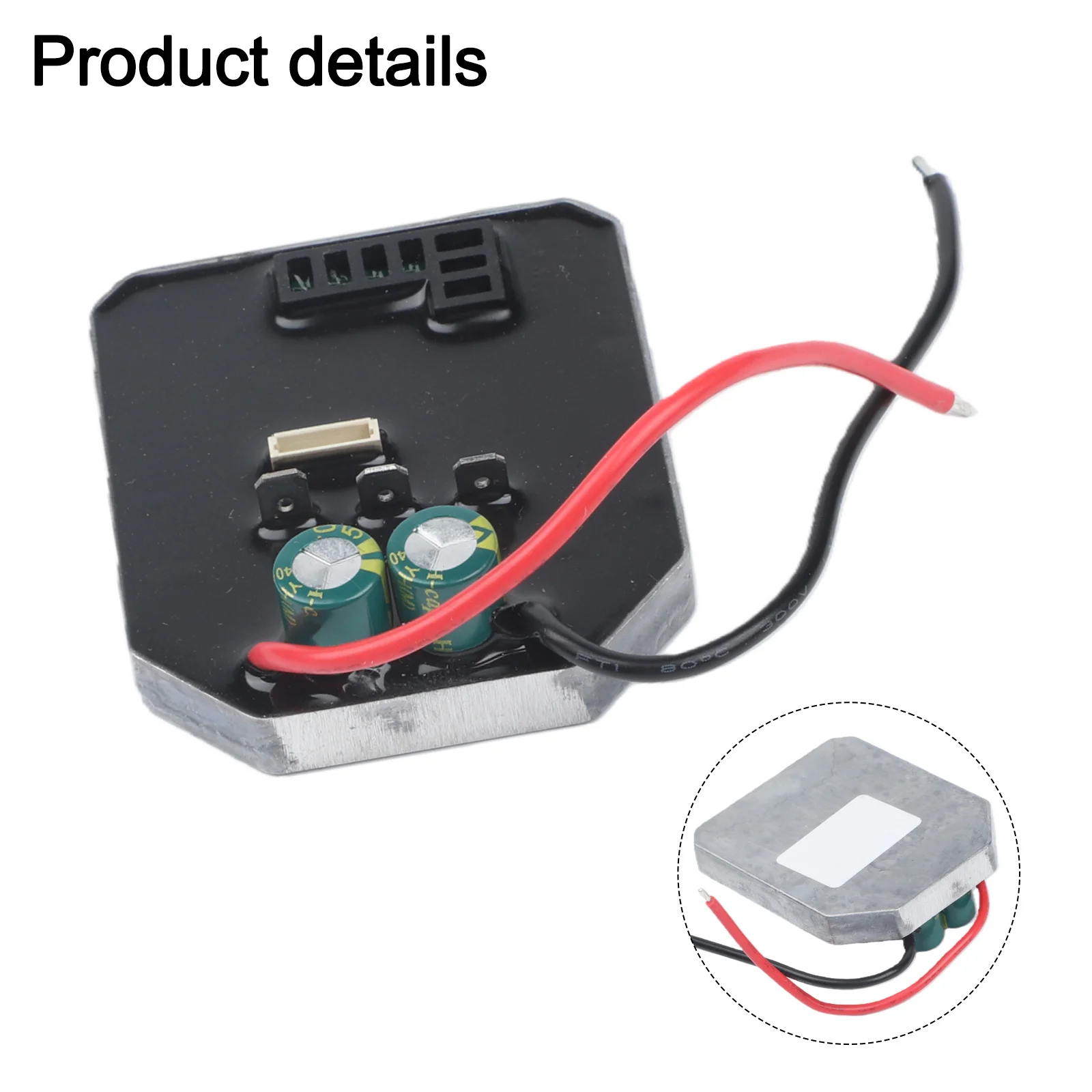 For Angle Grinders Dual-capacitor Module Angle Grinder Board Power Tool Part Aluminum Alloy Casing Compact Design