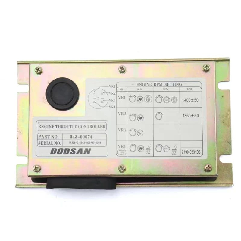 For Doosan Daewoo Throttle control panel DX150 DX220 DX225-7 dx225lc 543-00074 2543-1036 computer version throttle board wiring