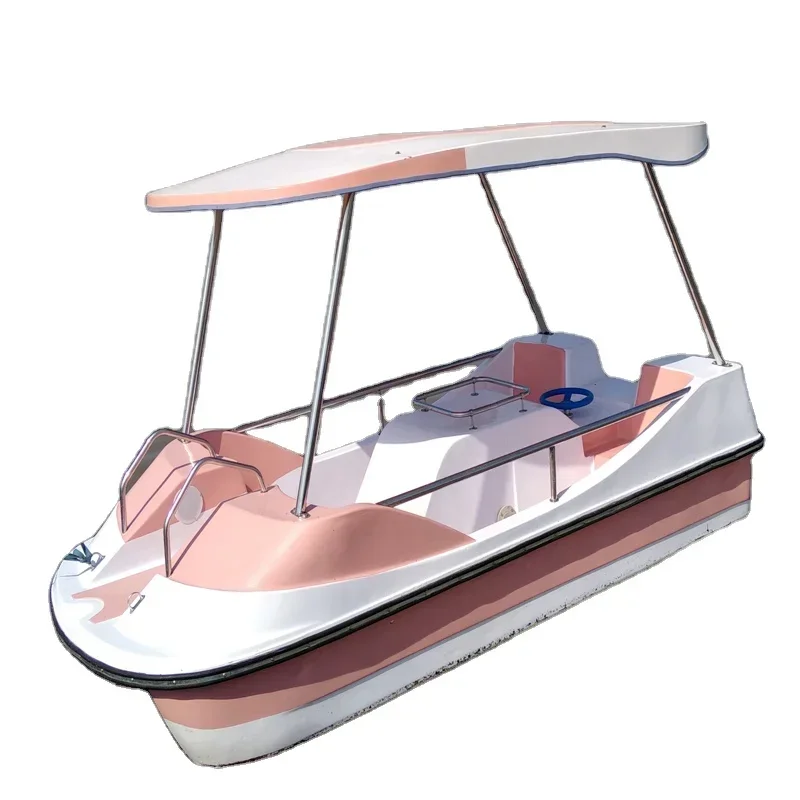 Water Play Equipment for Sale, 4 pessoa Paddle, Pedal Boat, Design diferente, Fibra de vidro