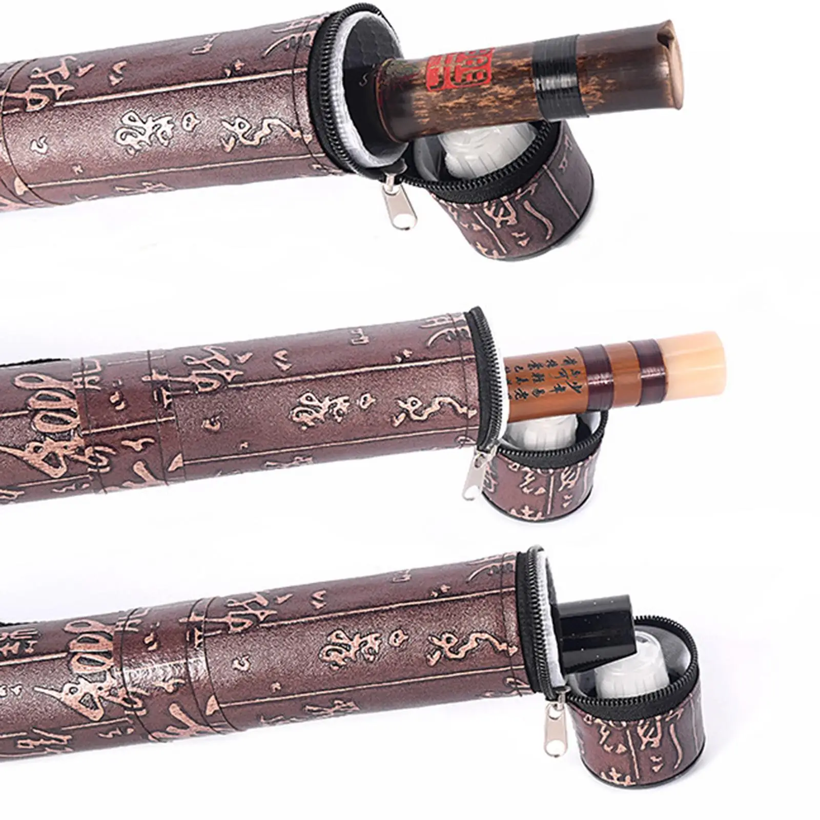 Bamboo Flute Carrying Bag Waterproof Professional Shock Resistant Multifunctional Music Instruments Bag Bamboo Xiao Storage Case