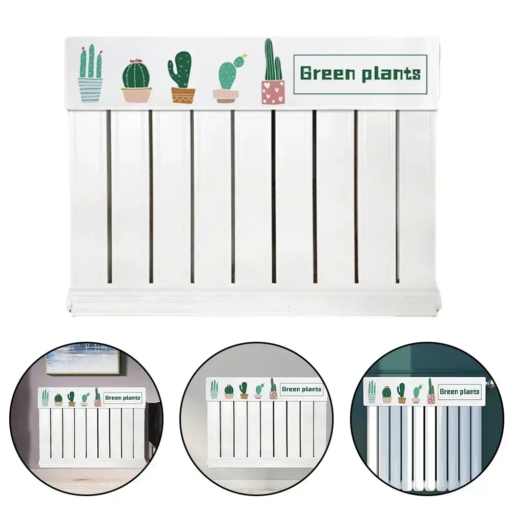 Cleaning Solution 100cm Radiator Dust Cover Radiator Protection Cover Modern Floral Design Contemporary Aesthetic