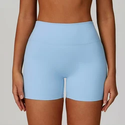 Summer High-Waist Yoga Shorts for Women Fitness Push-Up Booty Shorts Gym Shorts Cycling Sport Short Pants Female