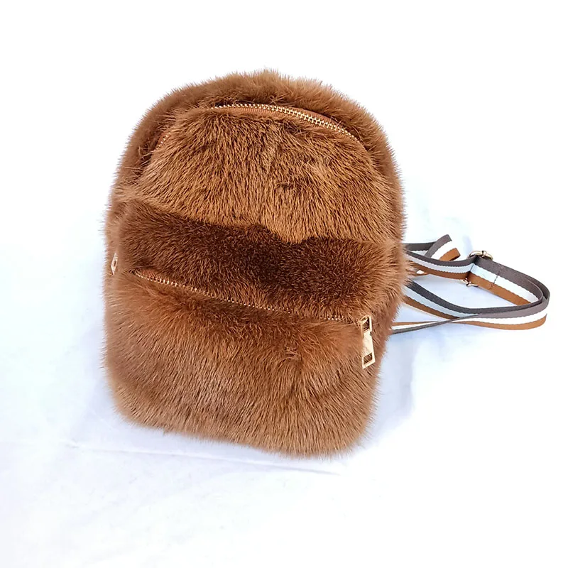 Borsa a tracolla in vera pelliccia di agnello Mongolia invernale donna Casual Tibet capelli lunghi borsa a tracolla in pelliccia naturale borse Tote