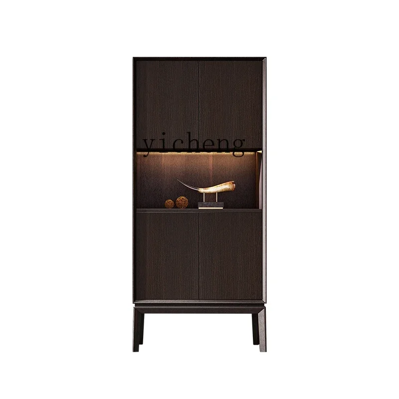 Very Simple Light Luxury Living Room Storage Side Cabinet Modern Decorative Wine CabinetD25