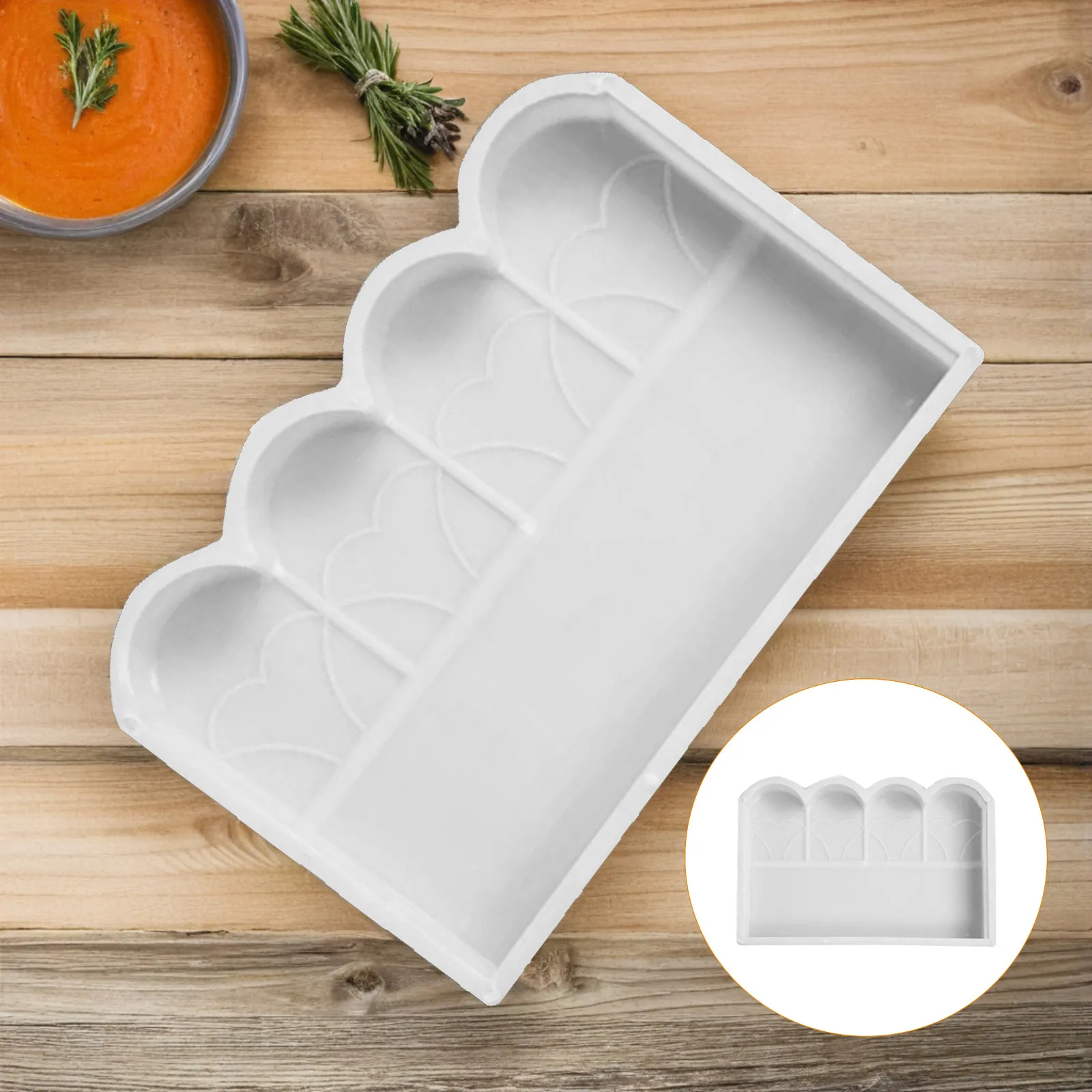 

1Pcs Plastic Fence Mold DIY Courtyard Fence Mould Concrete Brick Cement Form for Garden Pathway Sidewalk Terrace Rail