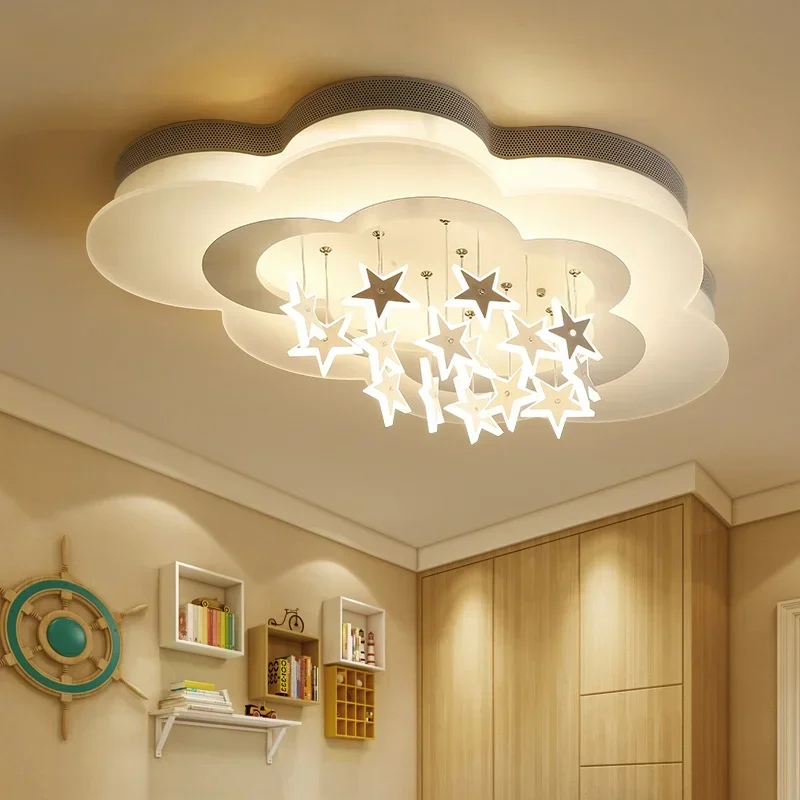 

Modern Creative Clouds and Stars LED Ceiling Light for Living Bedroom Chalet Dining Room Kitchen Hanging Lighting Suspension