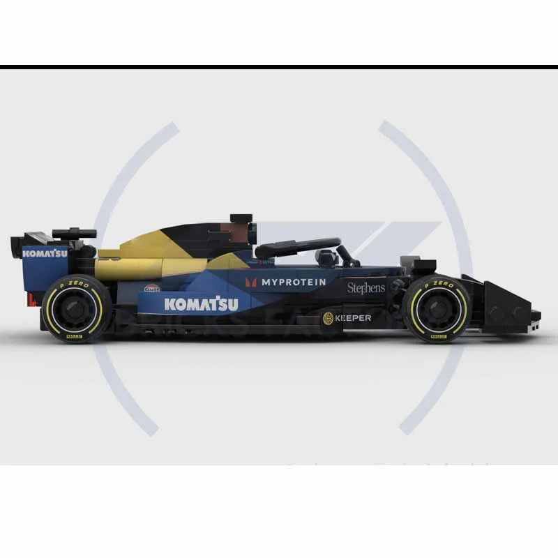 

MOC-199600 Classic FW46 New City Sports Car Racing Brick Model 285 Parts MOC Creative Boys Children's Birthday Toy Gift