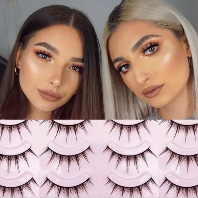 Party Wedding Cat Eye Mink False Eyelashes Fluffy Wispy Natural Thick Winged Eye Makeup Cosmetics
