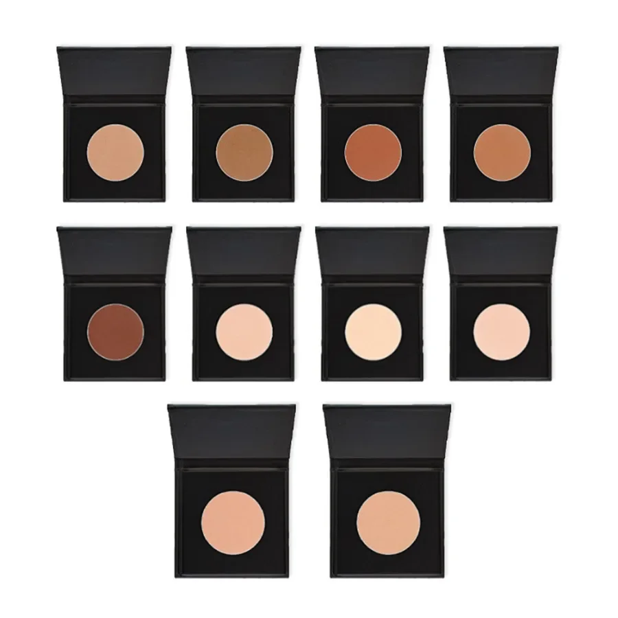 Custom 3color's Box Concealer Pressed Powder Matte Long Lasting Easy To Wear Waterproof High Coveraged Concealer Makeup Bulk