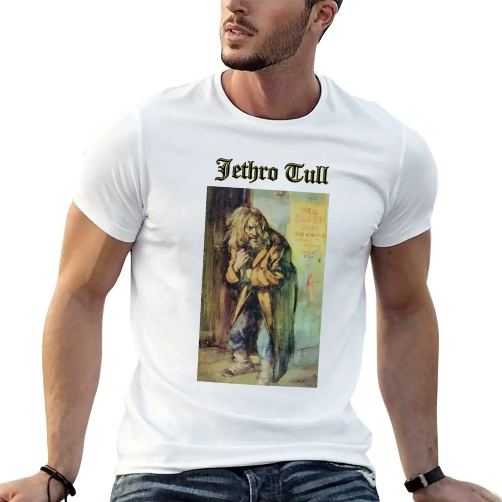 

Jethro tull shirt - Aqualung T-Shirt oversized animal prinfor boys oversizeds vintage oversized t shirt men