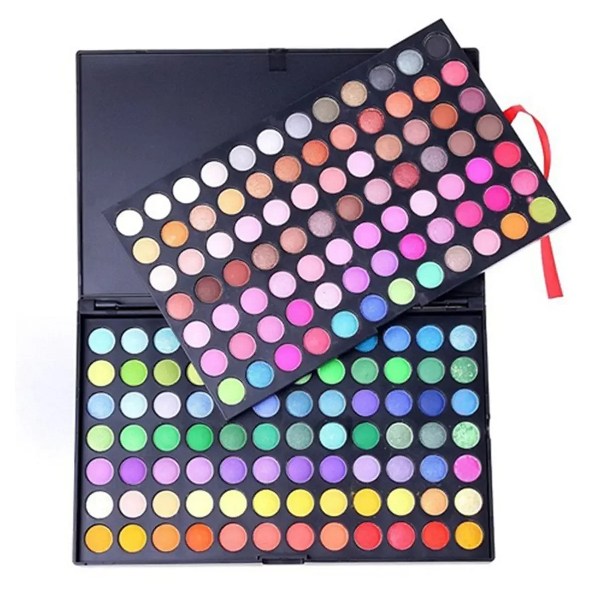 Zestaw do makijażu 120 kolorów, wodoodporny makijaż oczu, paleta cieni do powiek w odcieniach nude, brokatowe, matowe, pigmentowane pudry, prasowane cienie do powiek.
