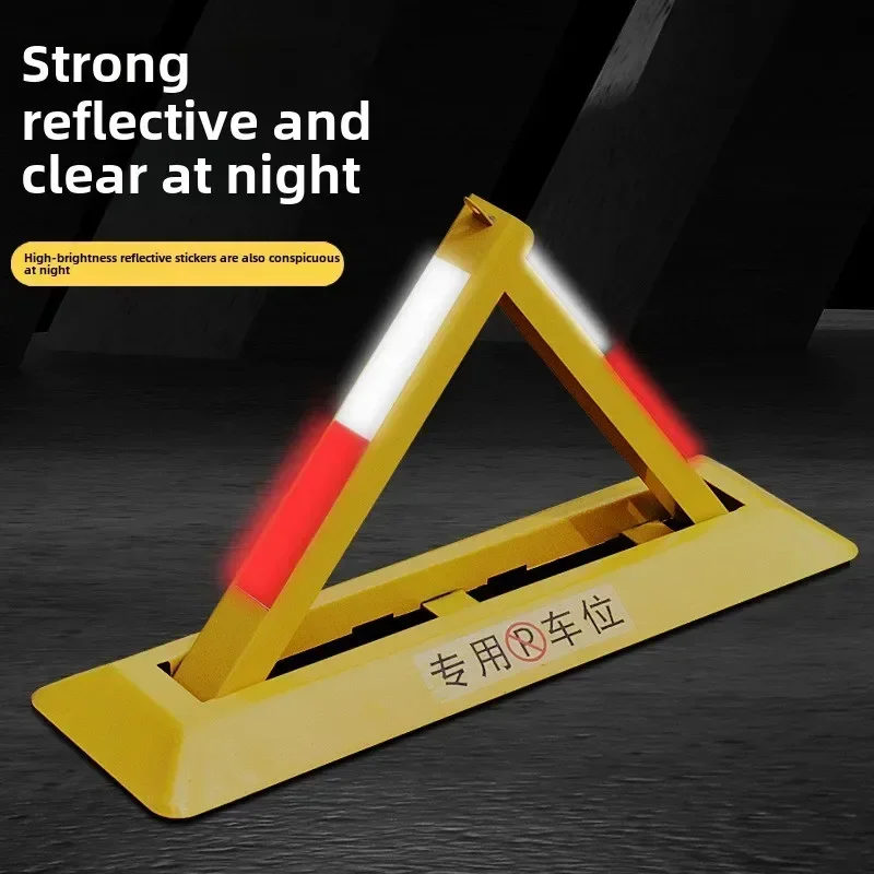 Parking Lock Anti-collision and Anti-compression Floor Lock Garage Underground Parking Triangle Parking Lock