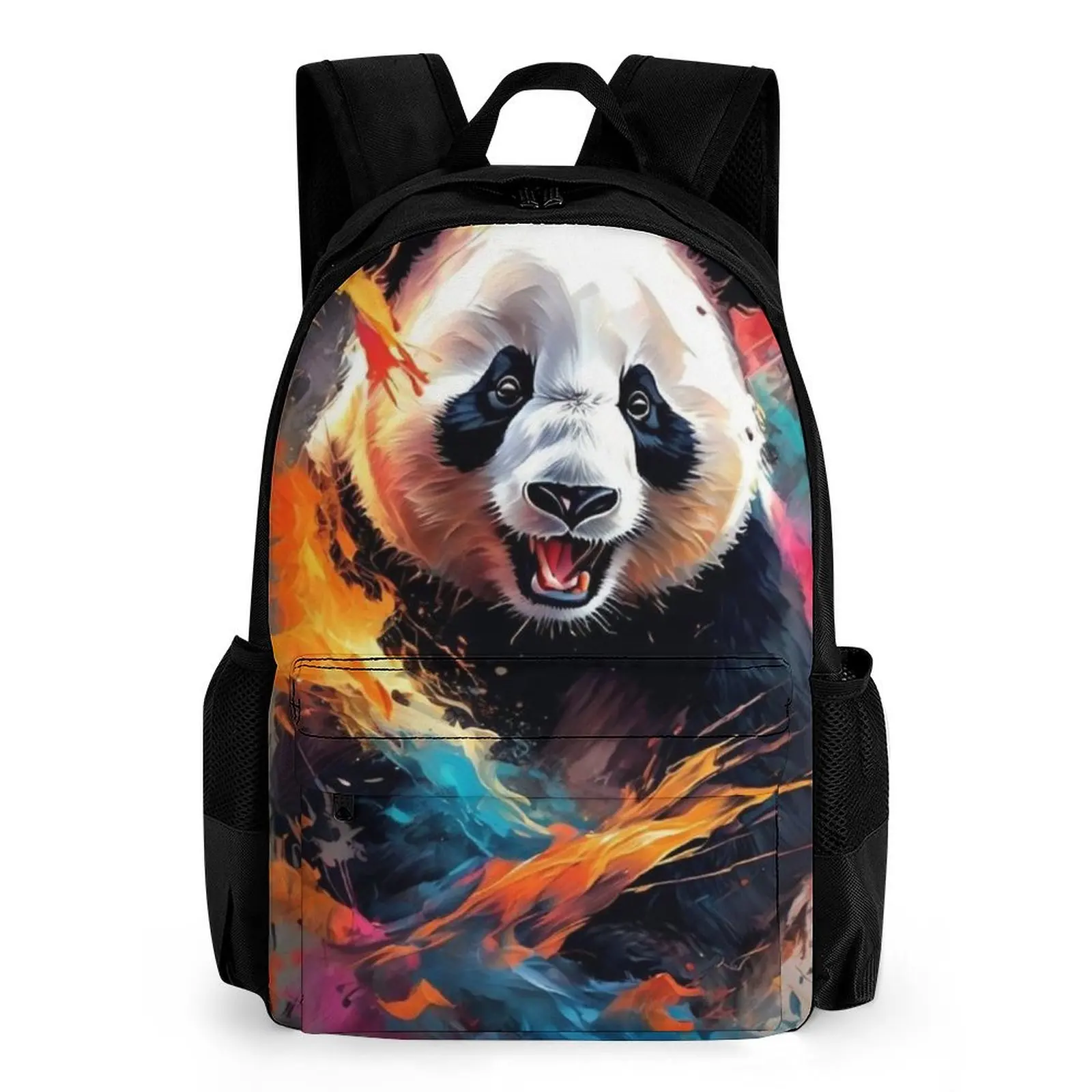 

16 Inches Backpack Custom Cool Panda Schoolbag Adult Children Large Capacity Schoolbag High Quality Durable Backpack Laptop Bag