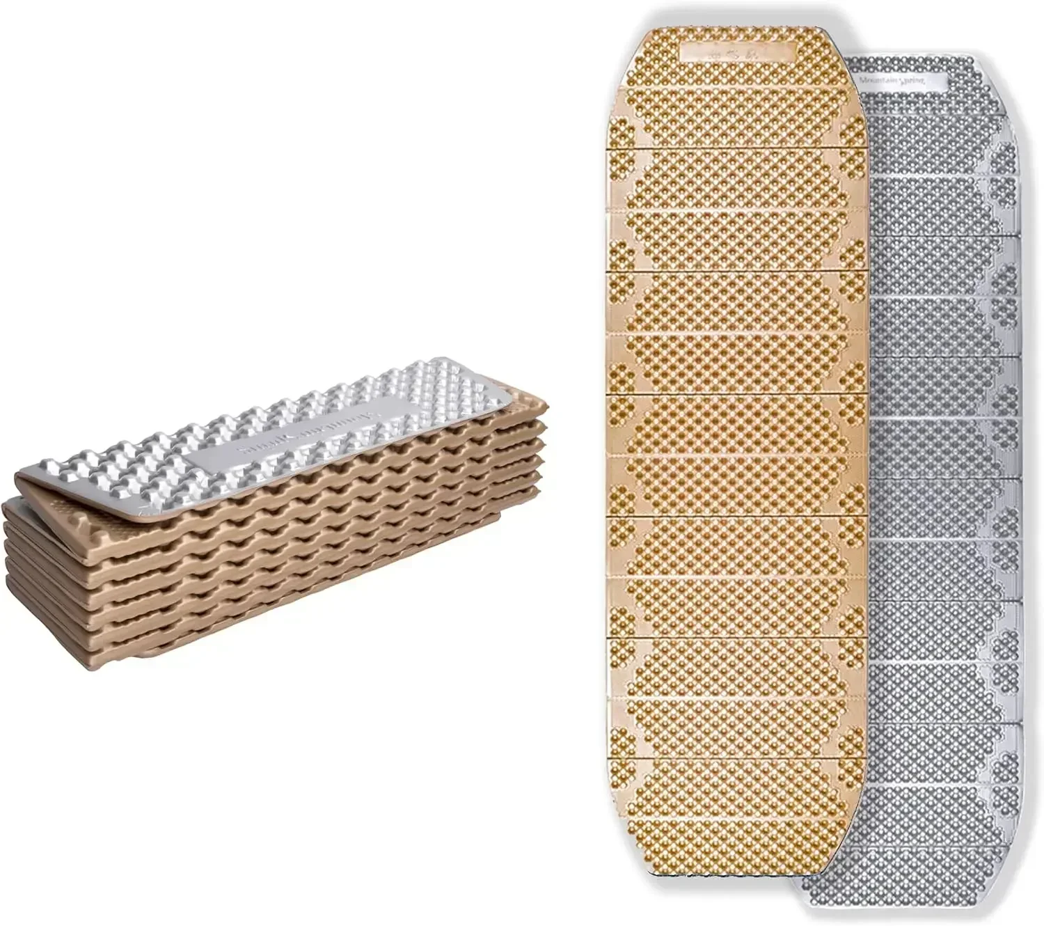 

Mountain Spring Folding Closed Cell Foam Sleeping Pad R1.9Ultra-Lightweight Hexagonal Design Sleeping Mat Series Moisture-Proof