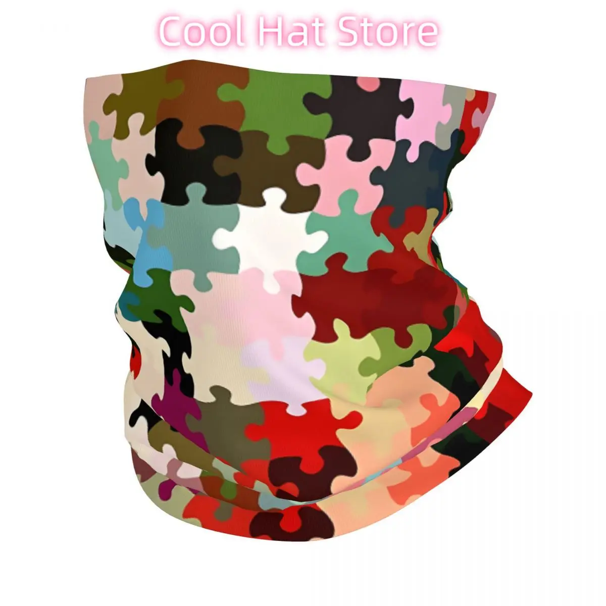 

Jigsaw Headband Neck Warmer Men Ski Running Tube Scarf Medical Nurse Face Bandana Gaiter