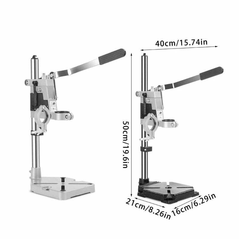 Potente doble agujero doble soporte estante taladro para herramienta manual taladro eléctrico KXRE preciso
