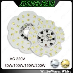 Panel świetlny LED 200 W 150 W 100 W 80 W Bezpośredni AC 220 V SMD 2835 Panel świetlny UFO Nadaje się do oświetlenia High Bay Komercyjne oświetlenie przemysłowe Ponowne powlekanie