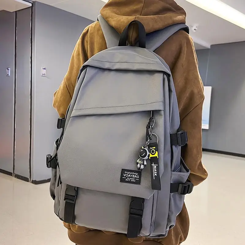 New 2026 Large Capacity Backpack for Boys Middle School High School Students Double Shoulder Bag Men's Backpack Travel