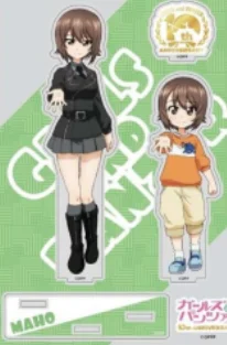 Anime Action Figure Standing Doll Nishizumi Miho Nishi Kinuyo Acrylic Stands Model Cosplay Toy for Gift