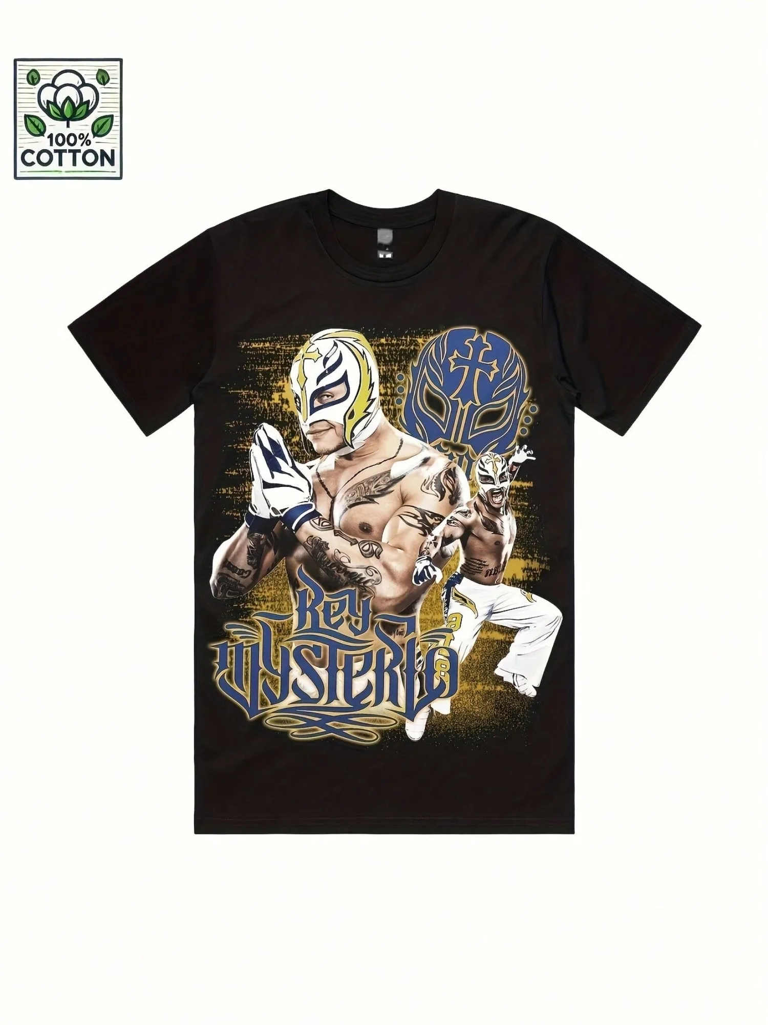 Camiseta Rey Mysterio Camiseta de diseño retro cómoda y vibrante adecuada para hombres y mujeres