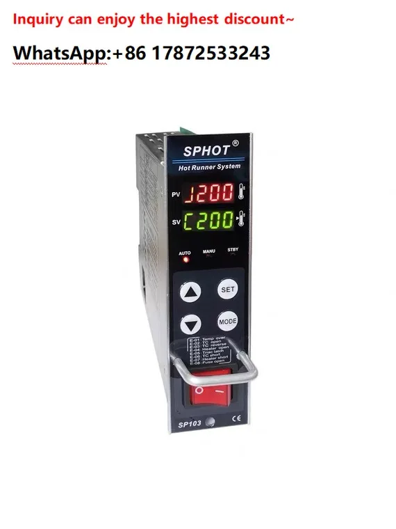 Hot runner temperature control box anti burning intelligent temperature control card high-power mold temperature controller