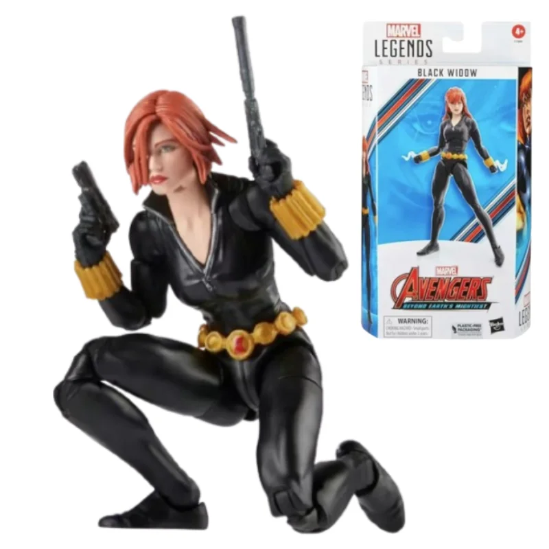 

Marvel Legends 60th Anniversary Avengers Beyond Earth's Mightiest Black Widow Action Figure Model Toy Collection Decoration Gift