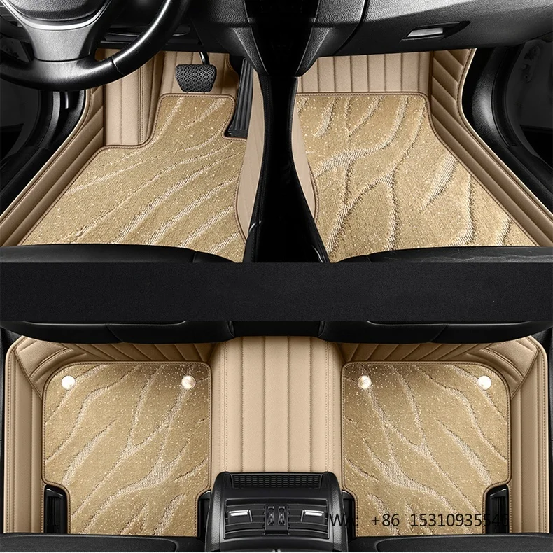 

Luxury Fully Enclosed Full Surround Car Floor Mats Fit All Auto Series Easy Clean Odorless Interior Accessories