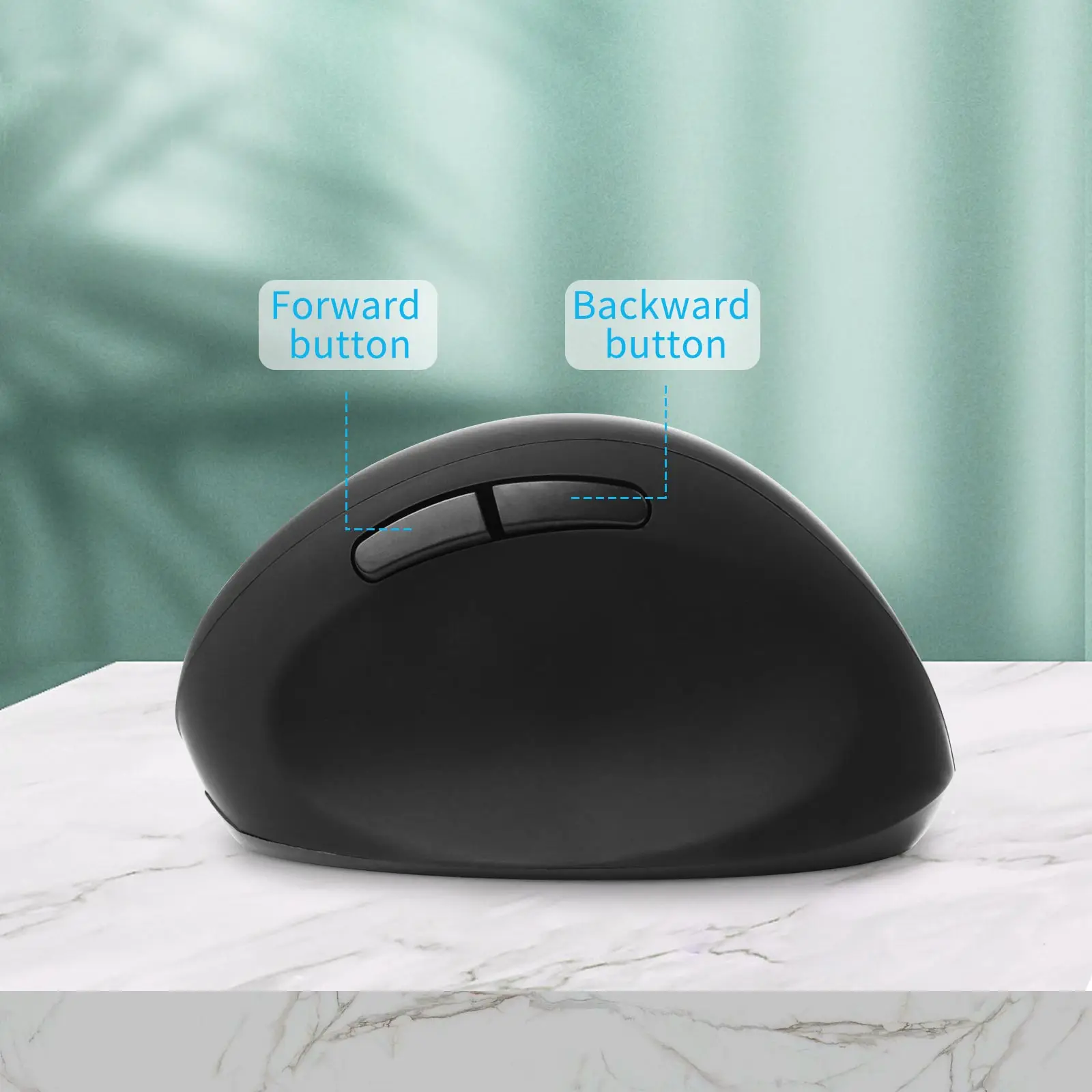 Wireless 2.4G Mouse DPI Adjustable Button Low Noise Button Vertical Design Office Use Wrist Healthy Mause Loptap PC Ergonomics