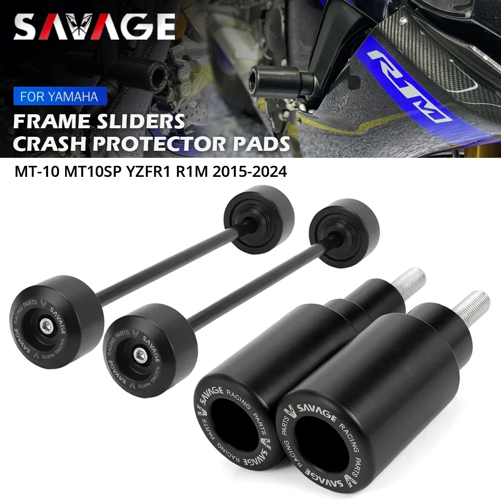 For YAMAHA YZF R1 R1M MT10 MT-10 SP Frame Slider Crash Protector Motorcycle Wheel Fork Axle Slider Protection Engine Crash Pad For YAMAHA YZF R1 R1M MT10 MT-10 SP Frame Slider Crash Protector Motorcycle Wheel Fork Axle Slider Protection Engine Crash Pad