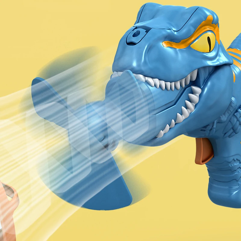 Automatische Dinosaurier Bubble Gun Elektrische hand Fan Blase Blasen Seife Maschine Blase Gebläse Outdoor Spielzeug Kinder Geburtstag Geschenke