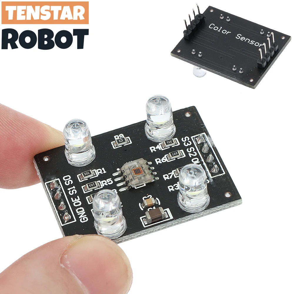 Barva uznání senzor TCS230 TCS3200 barva senzor modul příslušenství pro MCU pro arduino DIY stejnosměrný 3-5V vstupní