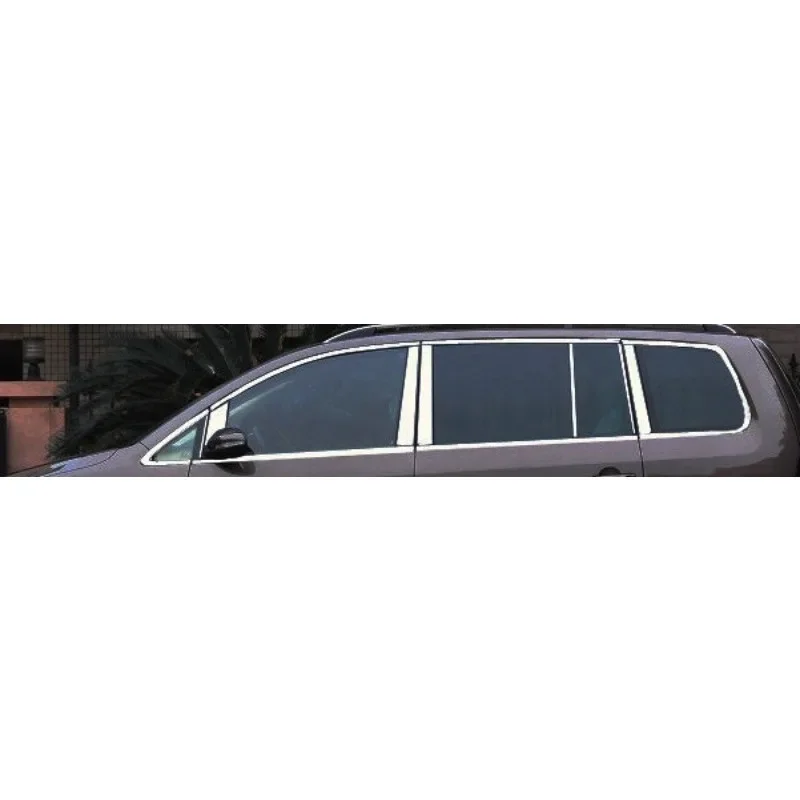 High quality Stainless Steel Window Trim Cover Exterior Body Decoration For Touran 2005 to 2010  2011 to 2015 Chrome Car-Styling