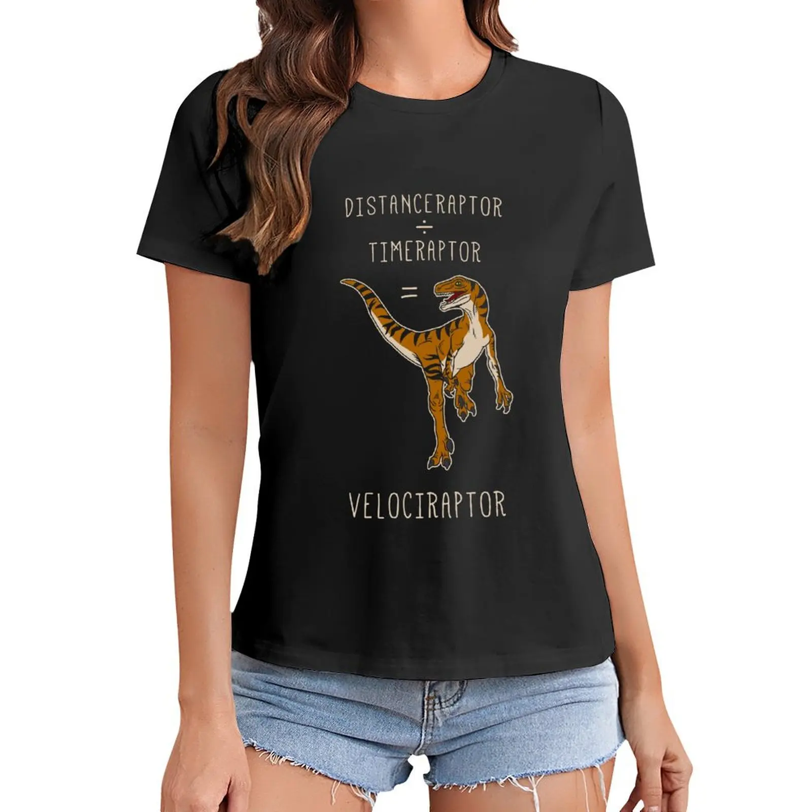 

Velociraptor = Distanceraptor / Timeraptor T-Shirt cute clothes sublime designer clothes Women luxury