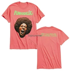 Funkadelic Maggot Cérebro livre sua mente Camisa laranja George Clinton Parlamento