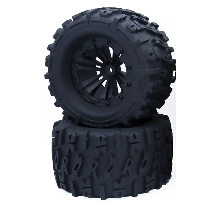 

FBIL-4PCS 125Mm 1.9 Beadlock Wheel Rim Tire Set For 1/10 RC Crawler Car TRX4 RC-4WD D90 Axial SCX10 II III