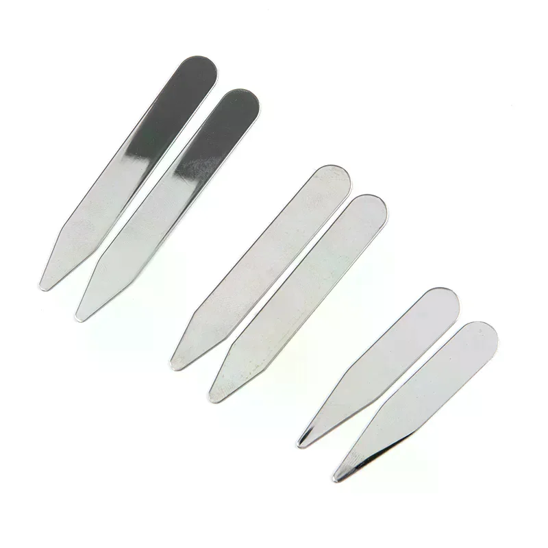 /TPz/Stainless Steel Collar Stays Bones For Dress Shirt Business Party Jewelry 2Pcs