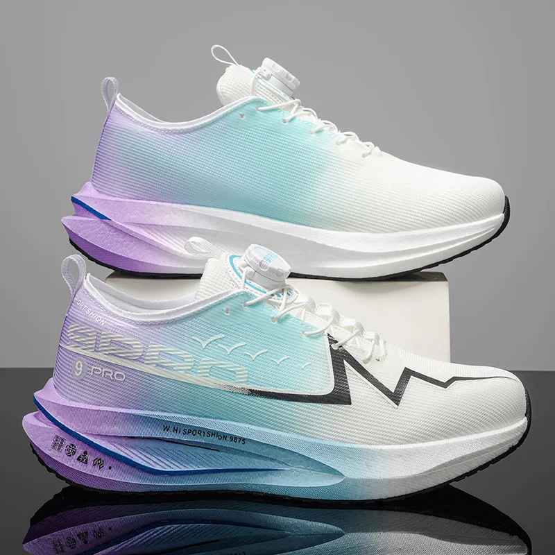 

Кроссовки для бега Marathon Carbon Plate Air Cushion: дышащие, легкие, удобные, нескользящие, для мужчин и женщин