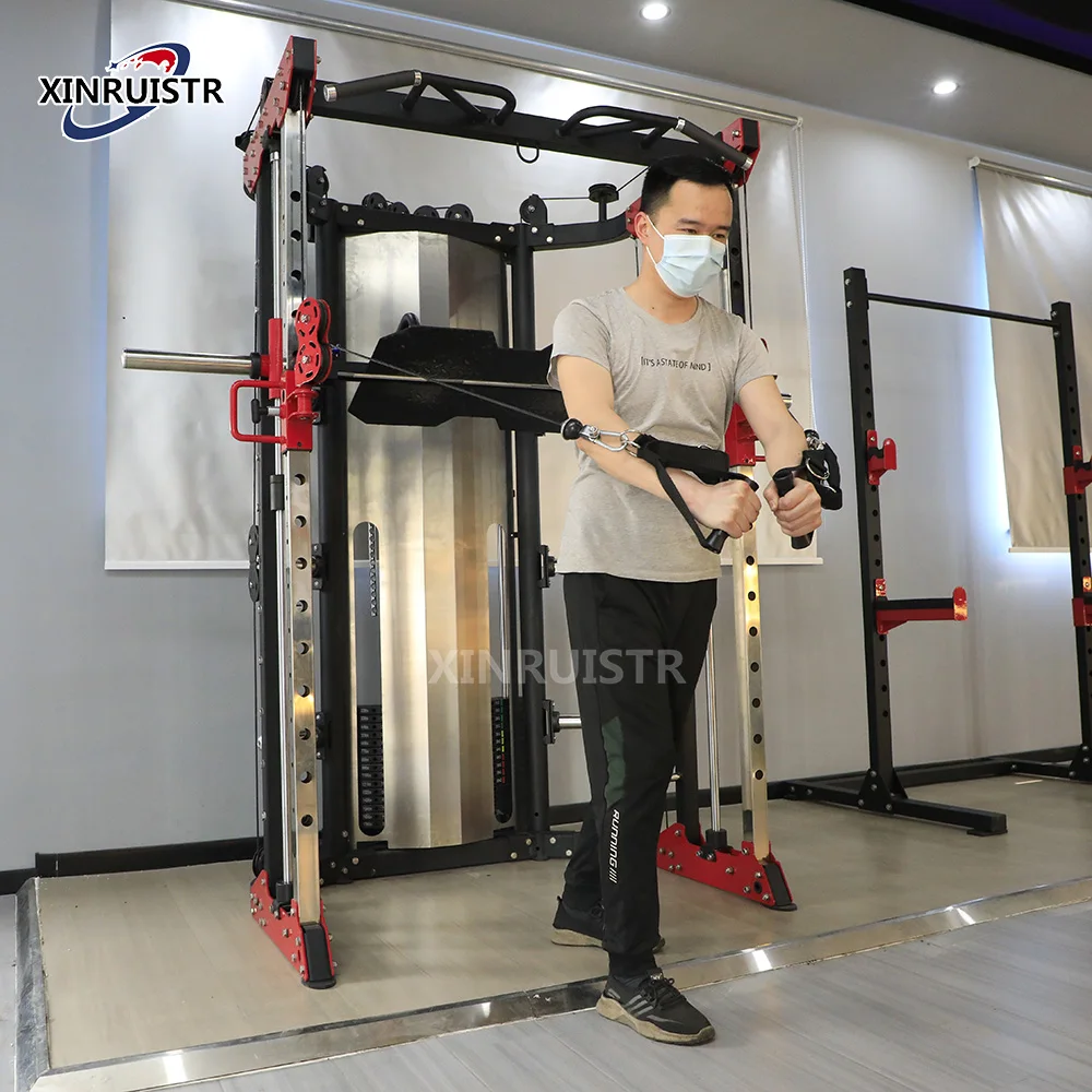 Commercial Home Use Fitness Equipment  Functional Trainer Smith Machine Squat Rack All in One Multi Functional Machine