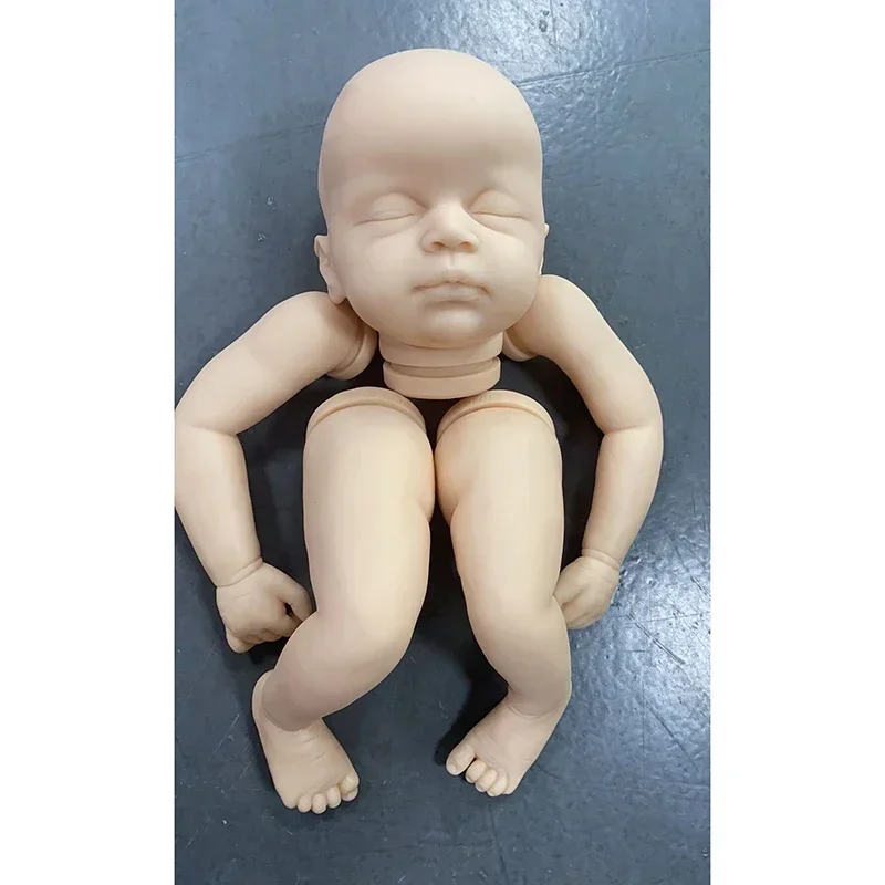 Coco 20 inch Reborn Doll Kit Onvoltooide Ongeverfd Frisse Kleur Lege DIY Pop Onderdelen Met Doek Lichaam Collectible Art Doll