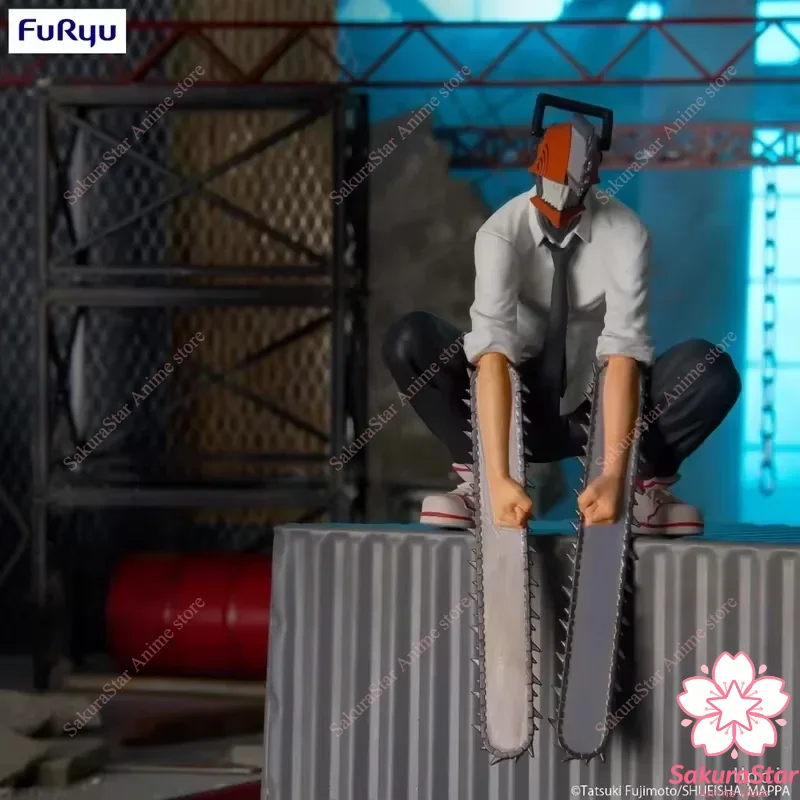 

【In Stock】Chainsaw Man Denji & Power 1560 Anime Figure, PVC Action Figure Adult Collectible Model Doll Toy Gift