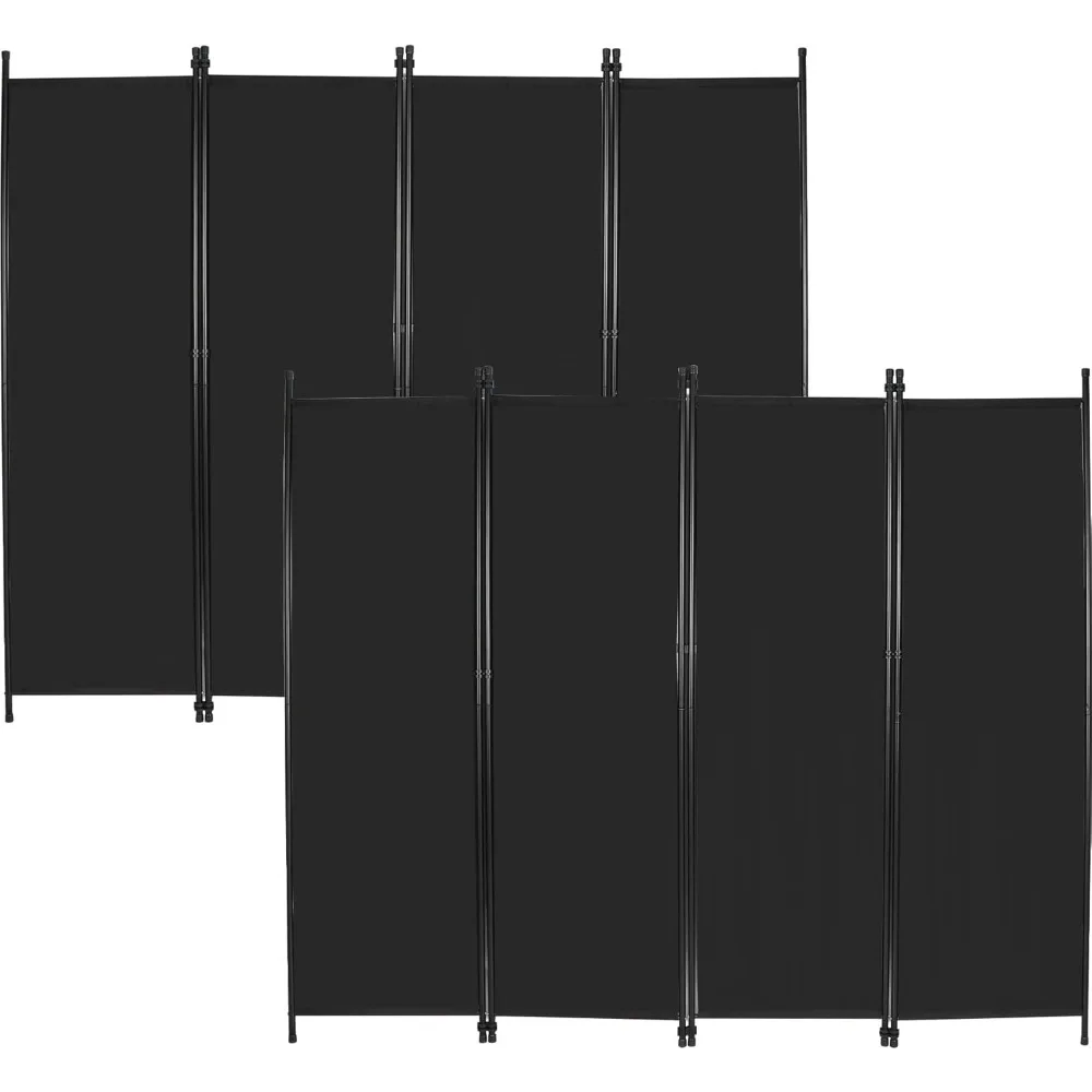 

Folding Room Divider Black, Portable Privacy Screen Room, Partition Room Dividers