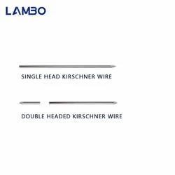 Double Kirschner Wire Intramedullary Pin,Stainless Steel Veterinary Orthopedic Instruments,Animal Surgical Tools for Dogs