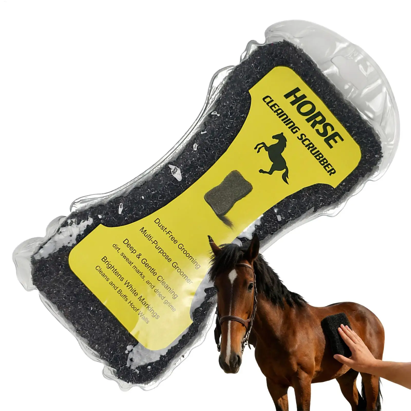 

Профессиональный набор щеток для ухода за лошадьми, массажная и чистящая губка для ухода за шерстью, для соревнований, конюшен и ежедневного использования