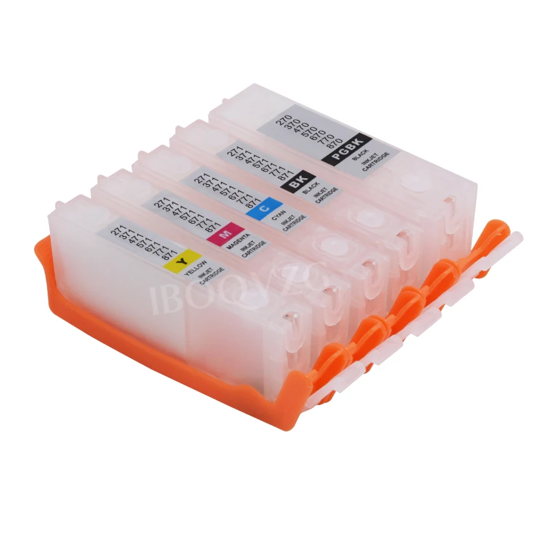 IBOQVZG 5PCS PGI570 PGI-570 Refill Ink Cartridge Compatible For Canon TS5050 TS5051 MG5750 MG5751 MG5752 MG5753 MG6850 Printer