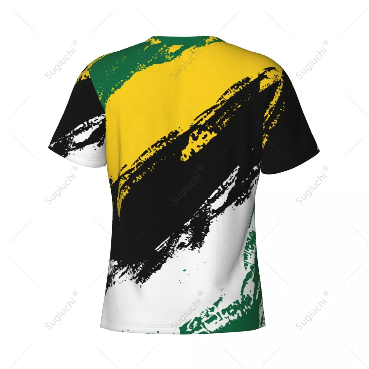 Custom Name Nunber Dominica Flag Color Men Tight Sports T-shirt Women Tees jersey For Soccer Football Fans